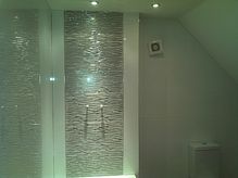Tiled Bathroom 02 - 06 - With Designer Large Format Ceramic Tiles